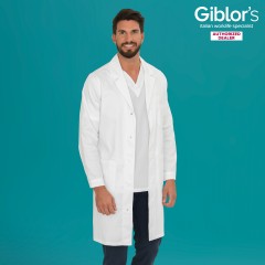 Giblor's SAM laboratórny plast pánsky i dámsky Slim Fit biely
