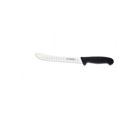 Mäsiarsky nôž Špalková Giesser Messer černý 21 cm drážkovaný - farba čierna