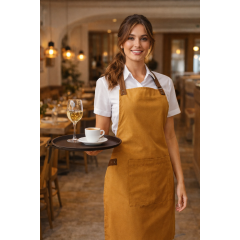 Premier zástera s trakmi a vreckom Annex žltá Mustard