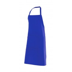 Velilla 404204 kuchárska zástera s vreckom a trakmi jasne modrá