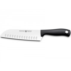 Kuchařský nôž Santoku Silverpoint Wüsthof vrúbkované ostrá 17cm čierna
