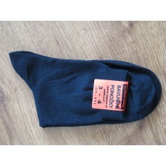 Pracovné ponožky bavlna Česko - farba čierna