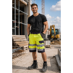 Velilla 303004 reflexné kraťasy žlté pánske dámske