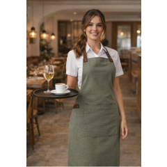 Premier zástera s trakmi a vreckom Annex zelená Moss Green