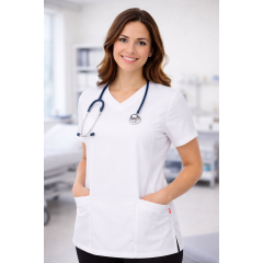 Velilla STELLA zdravotnícka blúza dámska strečová biela