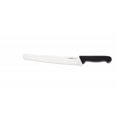 Kuchársky nôž vrúbkovaný Giesser Messer 25cm univerzálna - farba čierna