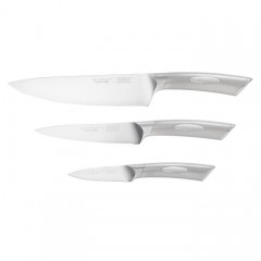 Scanpan Classic 9001001800 sada kuchárskych nožov 3 ks - farba biela