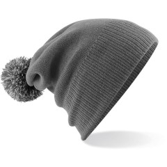 Beechfield B450 Čiapka Snowstar šedá Graphite Grey/Light Grey