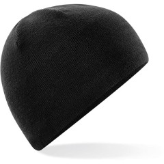 Beechfield B501 Vodoodpudivá pletená čiapka čierna Black