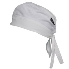 Pracovné čapice AFD Bandana 100% bavlna s vetraním - farba biela