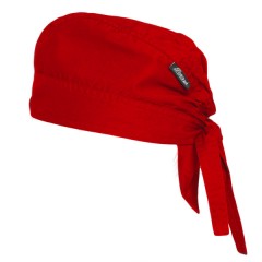 Kuchárska čapica Denny's Bandana 100% bavlna pánska aj dámska červená