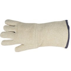 Dennys DW29 pekárske rukavice teplovzdorné termo chňapky bavlna - farba biela