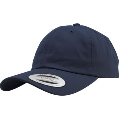 Flexfit 6245CM 6 panelová bavlnená keprová šiltovka Dark Navy