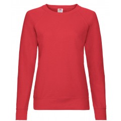 Fruit of the Loom F621460 dámska mikina Sweat Lady Red