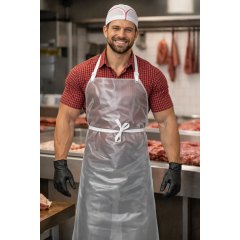 Denny's DP16 nepremokava zastera s trakmi priehľadná