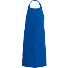 Kariban K885 casnicka a kuchárska zástera s vreckom modrá