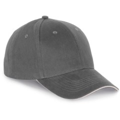 Kariban K-Up KP185 6 panelová sandwich šiltovka šedá Dark Grey