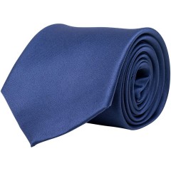 Korntex KXTIE8 Klasická spoločenská kravata modrá Dark Blue
