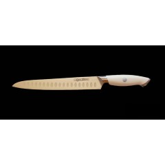 MARMITON Katashi kuchársky nôž plátkovacia rukoväť biela ABS 20cm