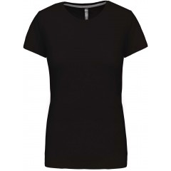 Kariban K380 dámske tričko krátky rukáv čierna