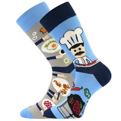 Lonka Doble ponožky kuchár pánske farebné