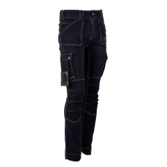 Nine Worths USAIN pracovné nohavice džínsové pánske aj dámske tmavo modré