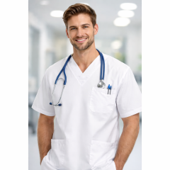 JHK Porto zdravotnícka košeľa dámska aj pánska biela
