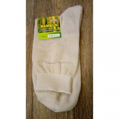 Pracovné ponožky s bambusovým vláknom Česko - farba béžová