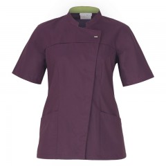 Giblor's Giada zdravotnícka košeľa dámska krátky rukáv fialová