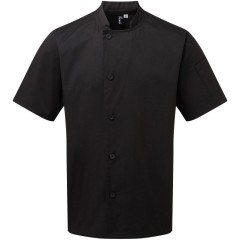 Premier PR900 Kuchársky rondon s krátkym rukávom pánsky dámsky čierna Black