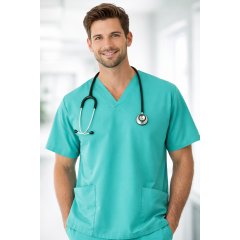 Velilla 535207 zdravotnícka košeľa pánska antibakteriálna mentolová