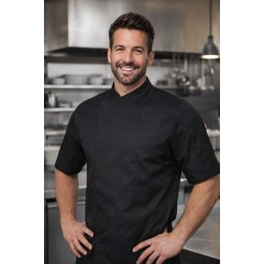 Velilla 405209 kuchársky rondon mikrovlákno krátky rukáv pánsky dámsky čierny