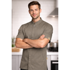 Karlowsky Green-Generation kuchársky rondon krátky rukáv pánsky dámsky Sage