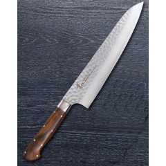 Sakai Takayuki 33 Damascus Sugihara Gyuto japonský kuchársky nôž 18cm Desert Ironwood