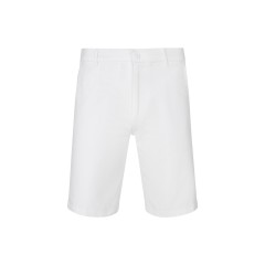 Velilla Chino Stretch pánske zdravotnícke kraťasy biele