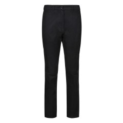 Velilla Chino Stretch pracovné nohavice čašnícke dámske čierne