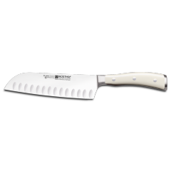 Kuchársky nôž Santoku Classic Ikon White Wüsthof 17cm biely - farba biela
